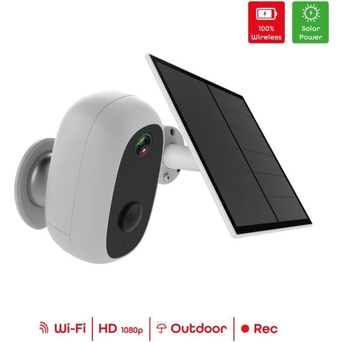 2 telecamere con pannello solare - CHACON - 2-IPCAM-BE03-PS - Esterno - WiFi