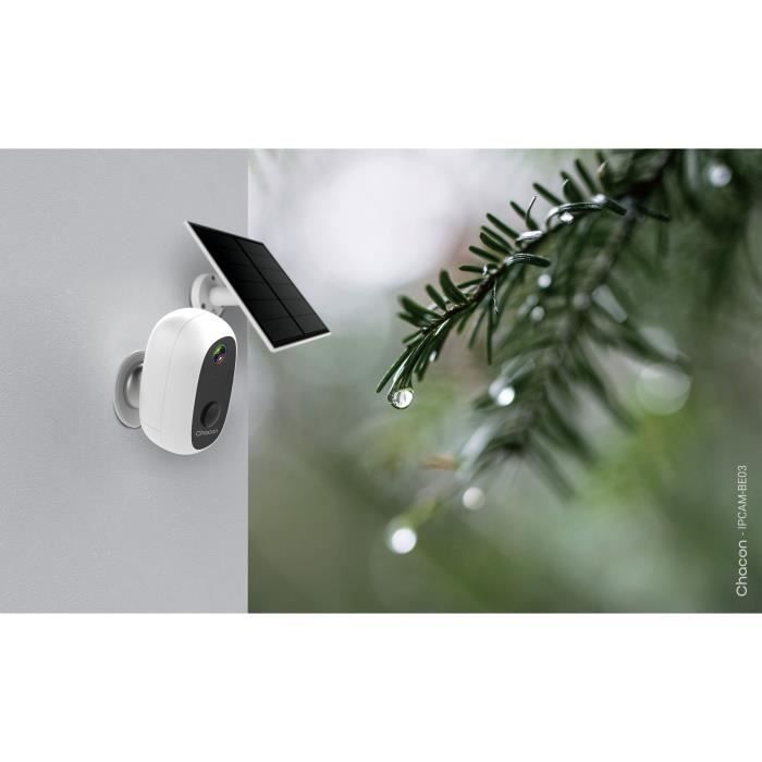 2 telecamere con pannello solare - CHACON - 2-IPCAM-BE03-PS - Esterno - WiFi