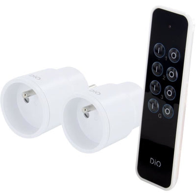 CHACON Kit 2 prese nano e telecomando -DiO (2300W, FR)