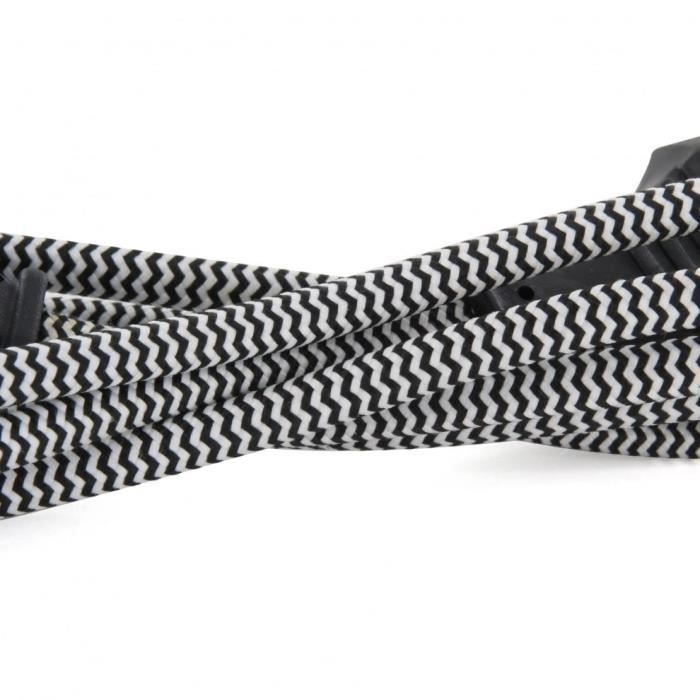 Chacon Extension tessile nero/bianco 6a - 1,5 m di nero -black