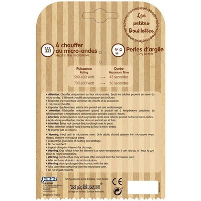 Borsa dell'acqua calda JEMINI Orsetto - Da scaldare al microonde micro perline di argilla +/- 19 cm