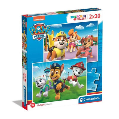 CLEMENTONI - 2x20 pezzi - Paw Patrol