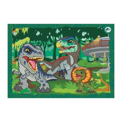 CLEMENTONI Puzzle 4 in 1 Jurassic World