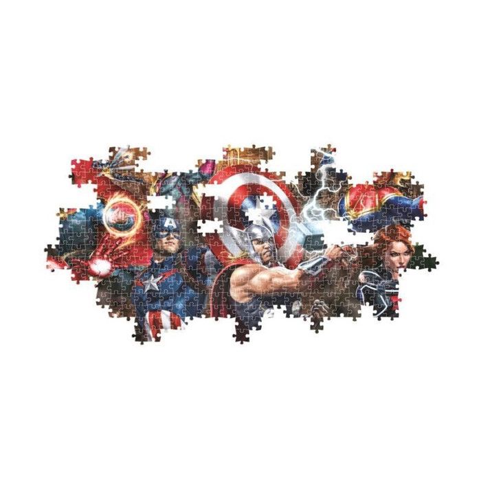 CLEMENTONI - Panorama compatto 1000 pezzi - Marvel, The Avengers