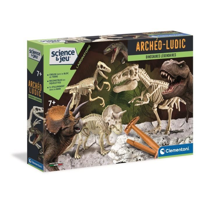 CLEMENTONI Archéo Ludic - Legendary dinosaurs - Science & Game