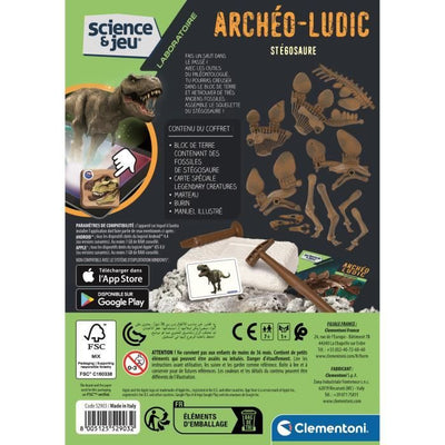 Archéo Ludico Stegosauro CLEMENTONI