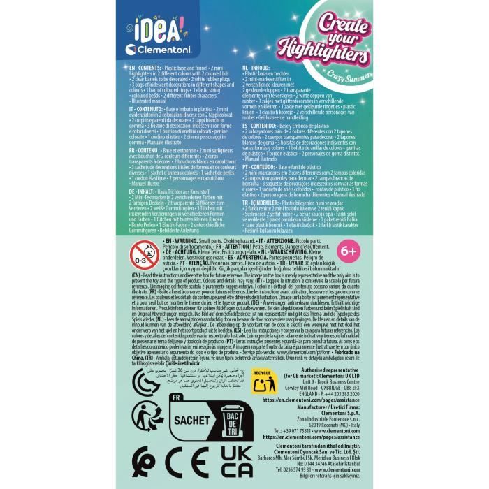 CLEMENTONI - Crea tus luces de neón - Verano Loco