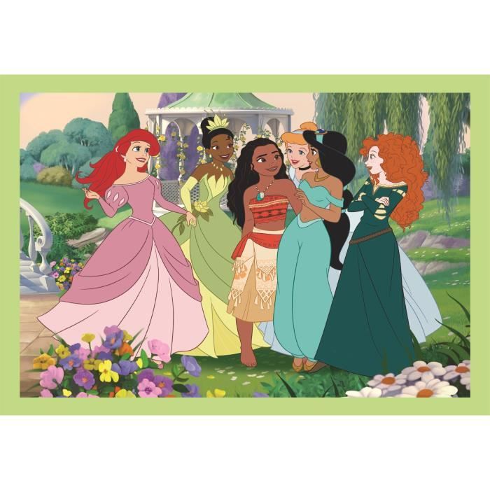 CLEMENTONI - Puzzle 4 in 1 - Principesse Disney