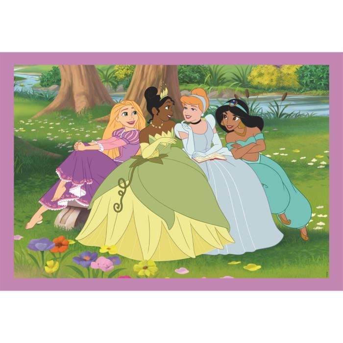 CLEMENTONI - Puzzle 4 in 1 - Principesse Disney