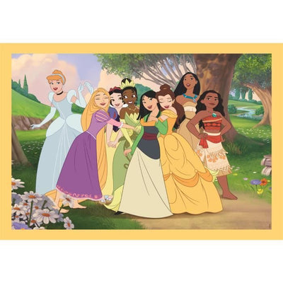 CLEMENTONI - Puzzle 4 in 1 - Principesse Disney