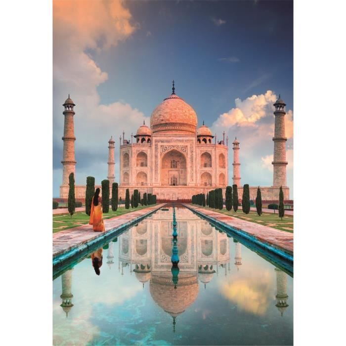 Clementoni - 1500p Taj Mahal - 59,2 x 84,3 cm - Con poster