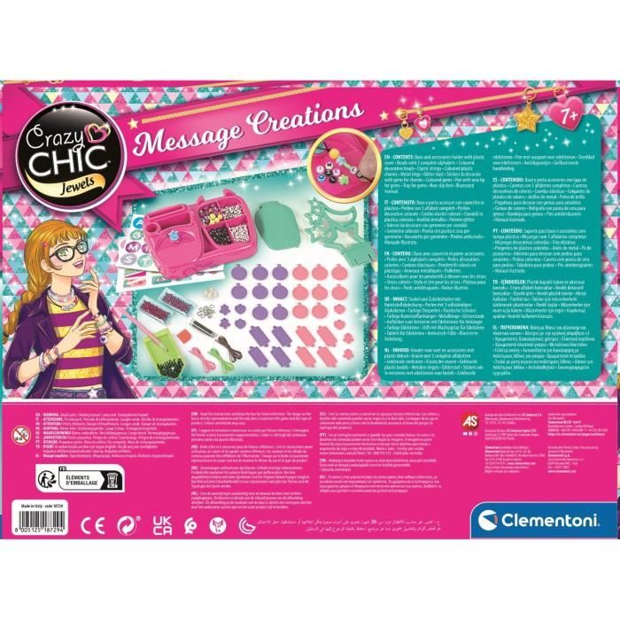Clementoni Game - My Charms Lab - 18729 - 7 anni