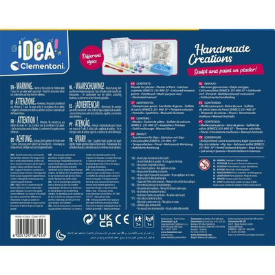 Clementoni - Crea la creazione di animali in gesso - Leisure creativo - Made in Italia