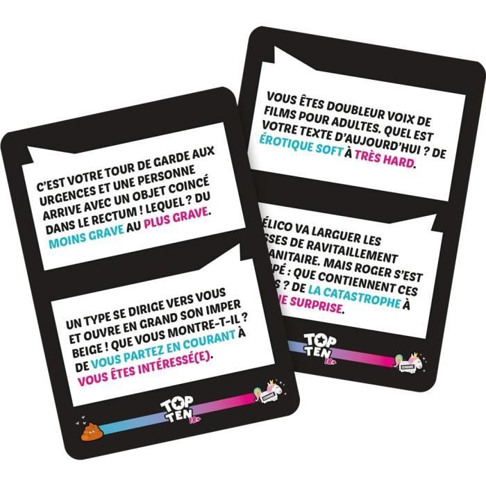 Cocktail Giochi  Top Ten 18+ Gioco da tavolo  dai 14 anni  da 4 a 9 giocatori  30 minuti