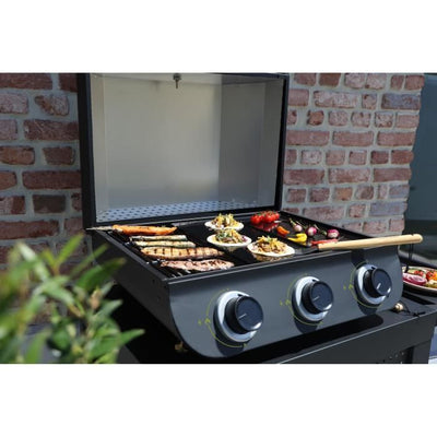 Barbecue a gas - COOK'IN GARDEN - Flavo 60 - autoportante - 3 bruciatori dritti in acciaio inox - 8,4 kW - Accensione piezzo