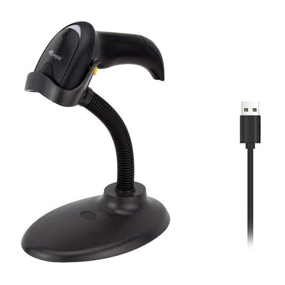 BARCODE USB 1D LASER SCANNER CON STAND