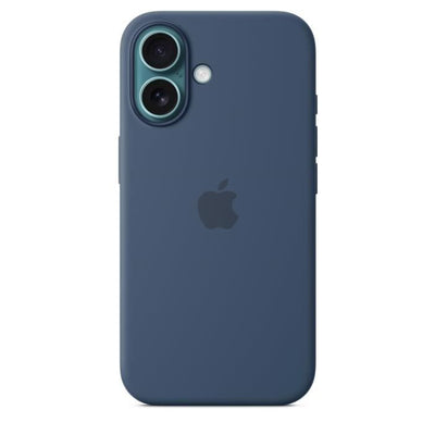 APPLE iPhone 16 - Custodia in silicone con MagSafe - Denim