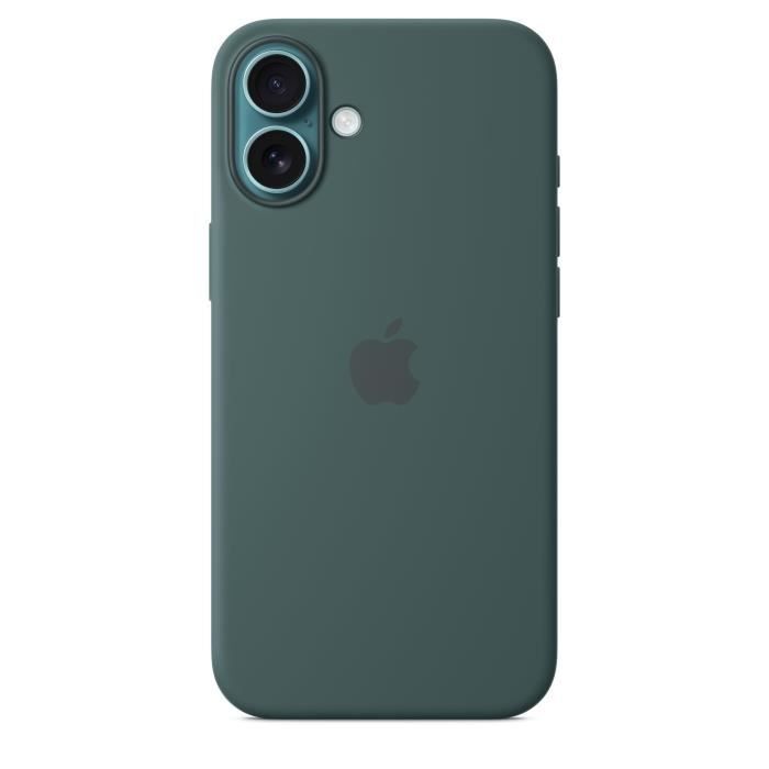 APPLE iPhone 16 Plus - Custodia in silicone con MagSafe - Verde lago