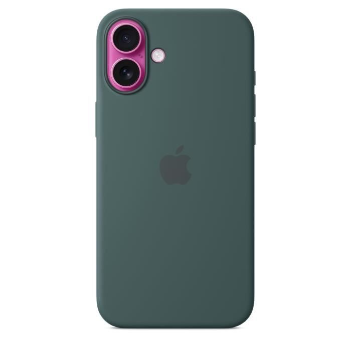 APPLE iPhone 16 Plus - Custodia in silicone con MagSafe - Verde lago