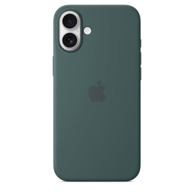 APPLE iPhone 16 Plus - Custodia in silicone con MagSafe - Verde lago