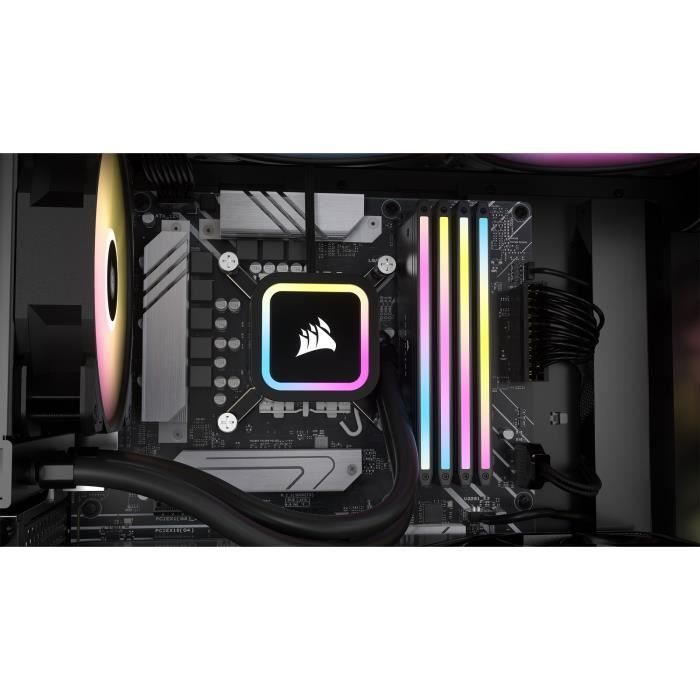 Memoria RAM - CORSAIR - Dominator Titanium RGB DDR5 - 64GB 2x32GB DIMM - 6600 MT/s - Intel XMP 3.0 - 1,40 V - Nero (CMP64GX5M2X6600C3