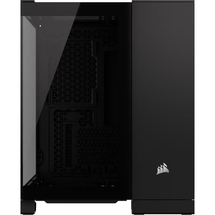 Case per PC - CORSAIR - 2500X Micro ATX Dual Chamber in vetro temperato - Nero