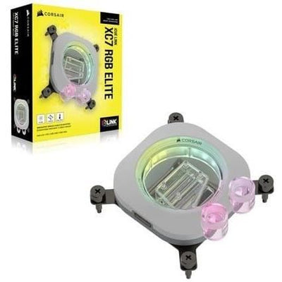 Raffreddamento ad acqua - CORSAIR - iCUE LINK XC7 RGB ELITE per presa Intel 1700 e AMD AM4/AM5 - Bianco