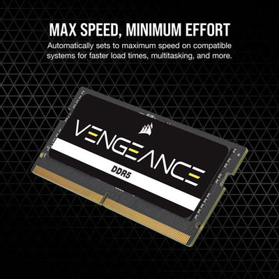 Memoria RAM - CORSAIR - CMSX32GX5M1A5600C48 - 32 GB 1x 32 GB - VENGEANCE DDR5 5600MT/s - SODIMM - CL 48