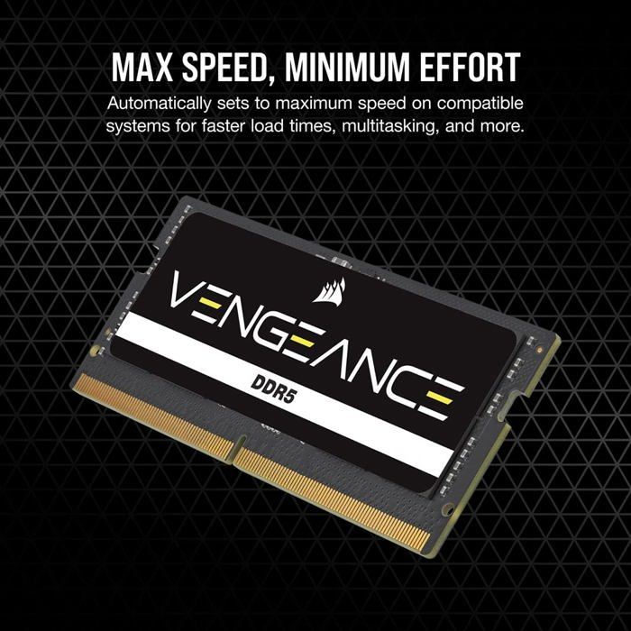 Memoria RAM - CORSAIR - CMSX32GX5M1A5600C48 - 32 GB 1x 32 GB - VENGEANCE DDR5 5600MT/s - SODIMM - CL 48