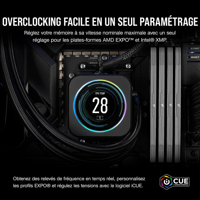 Memoria RAM - CORSAIR - CMK32GX5M2B6400Z36 - 32 GB 2x 16 GB - VENGEANCE DDR5 Gray Heatspreader 6400MT/s - DIMM - CL 36