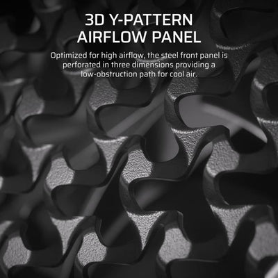 Case per PC - CORSAIR - FRAME 4000D RS ARGB Series - Mid-Tower - 3 ventole ARGB - Nero