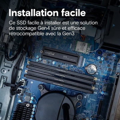 CRUCIAL - P310 - SSD interno - 1 TB - Gen4 - NVMe M.2 - Fino a 7100 MB/s