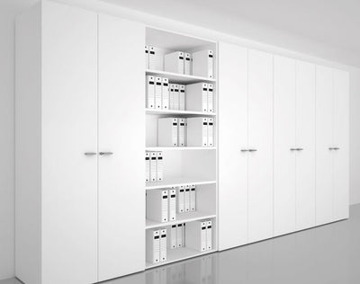 Armadio a giorno con 1 ripiano per ufficio operativo cm. 90x31,7x79,2h