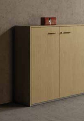 Armadio in melaminico ad ante battenti con 2 ripiani cm. 90x33,7x117,6h