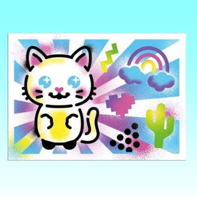 Canal Toys - Airbrush Art - Valigetta attività con spray elettronico, stencil e pennarelli - AIR 017