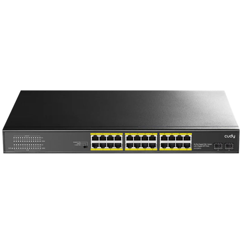CUDY GS1028PS2 - 24-PORT GIGABIT POE+ SWITCH WITH 2 SFP PORTS 300W