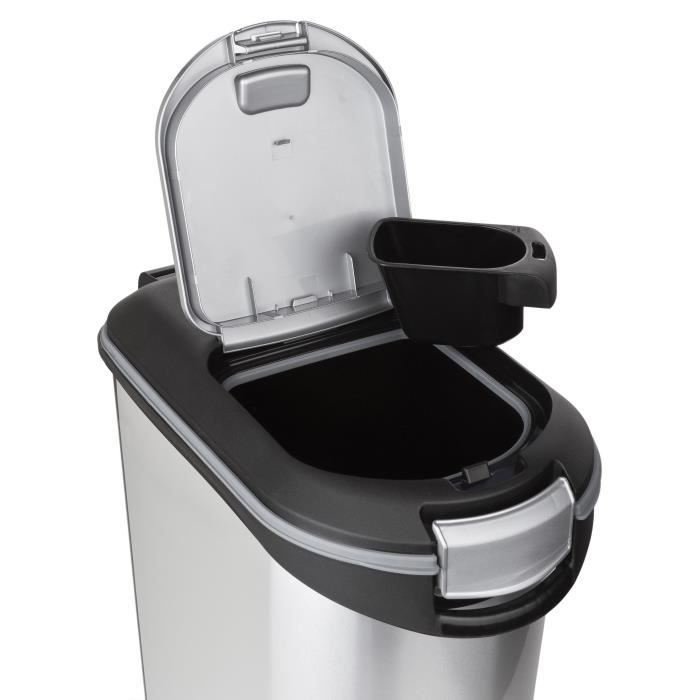 crocchette container 20kg grigio