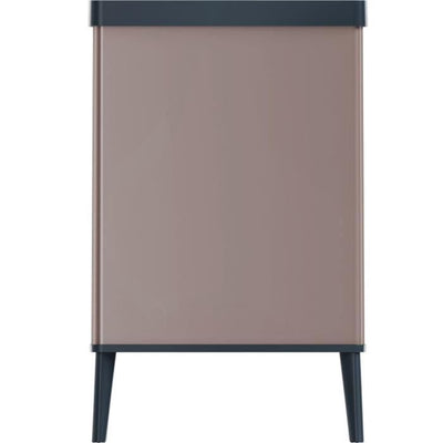 Cestino da terra - VERTO - CURVER - Apertura touch - 54 L - Rosa perla