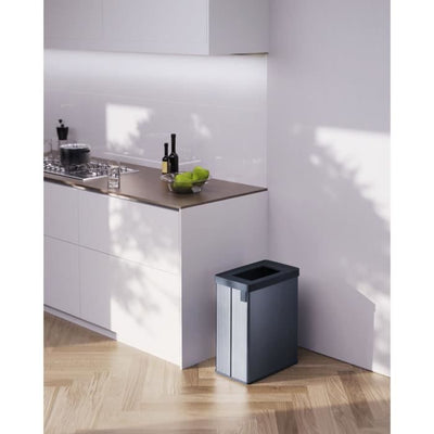 Contenitore per la raccolta differenziata - VERTO - CURVER - 54 L - Blu perla