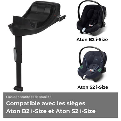 Base CYBEX Isofix - Compatibile Aton S2 i-size e Aton B2 i-size - Ultra compatto - Nero