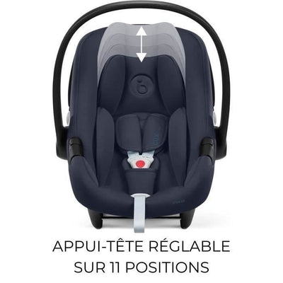 Accogliente CYBEX Aton B2 I-Size - Base One Bay Blue inclusa - Blu