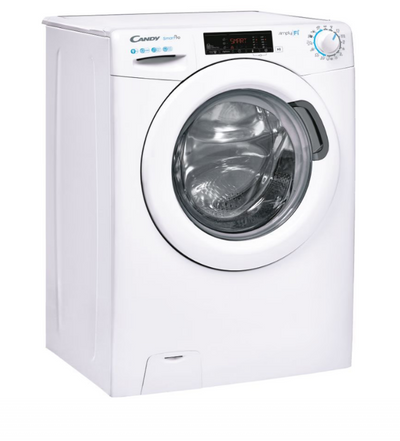 Candy cso 1295tw4/1-s lavatrice a carica frontale smart pro lavatrice a carica frontale, libera installazione, 9 kg, 1200 rpm, classe b, bianco, 16 programmi, controllo remoto avanzato e contenuti extra in app (wi-fi + ble), l x p x a (cm) 60x53x85