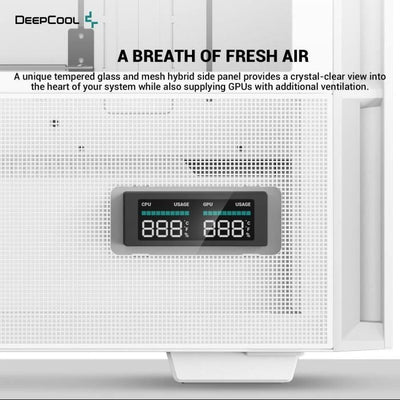 Case PC senza alimentatore - DEEPCOOL CH560 DIGITAL (Bianco) - Tower medio - Formato E-ATX