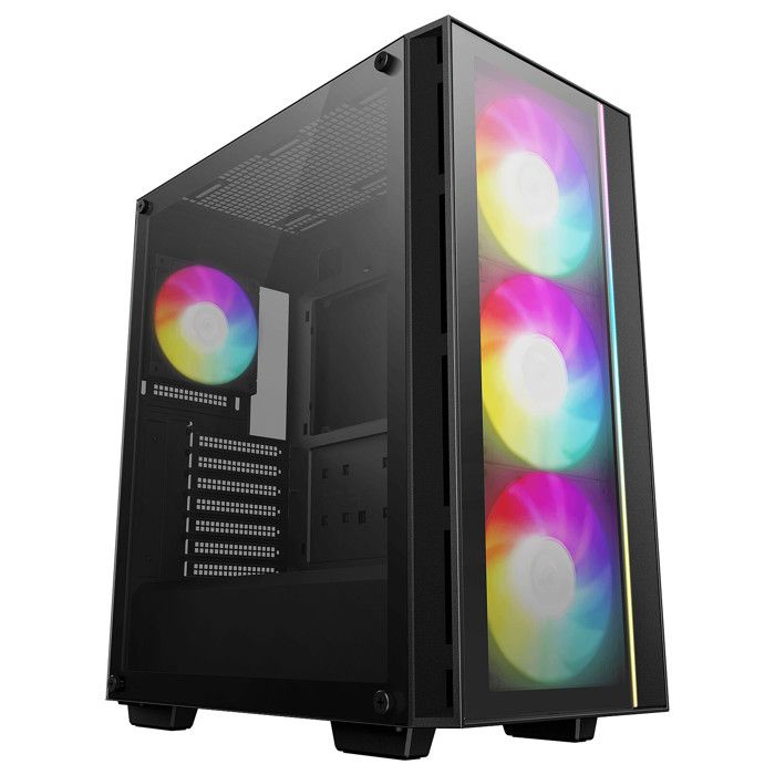 Case PC - DEEPCOOL - MATREXX 55 V4 C - Tower medio - ATX - Vetro temperato - ARGB - Nero