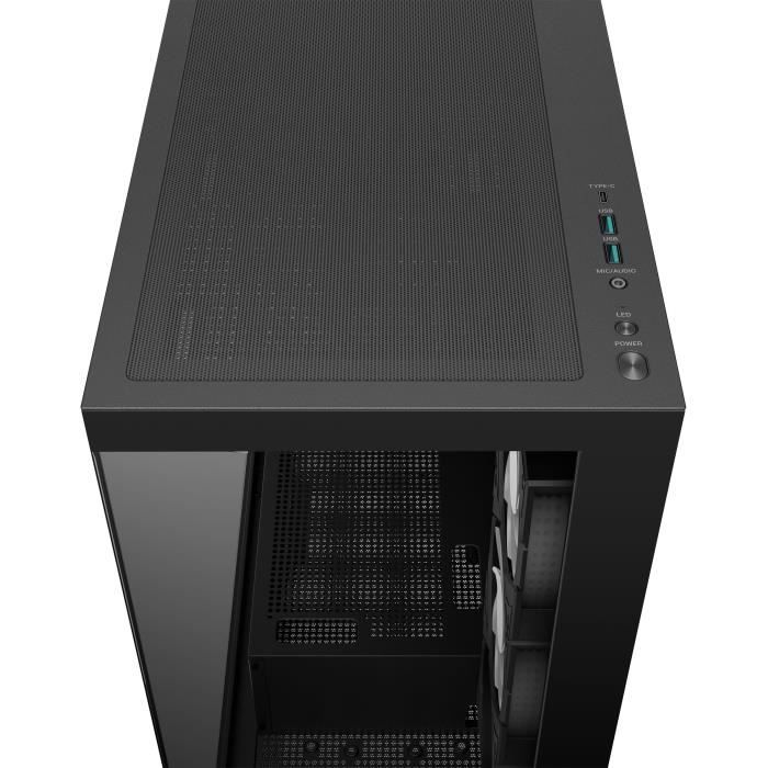 Case senza alimentatore - DEEPCOOL CG580 4F - Mid-tower - Formato E-ATX - Nero