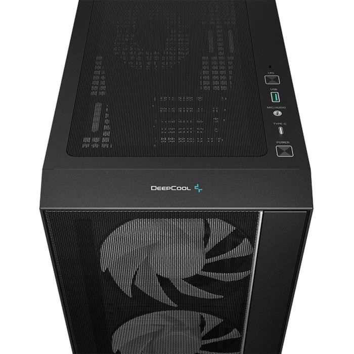 Case PC - DEEPCOOL - MATREXX 55 V4 Mesh C - Tower medio - ATX - Vetro temperato - Frontale mesh - ARGB - Nero