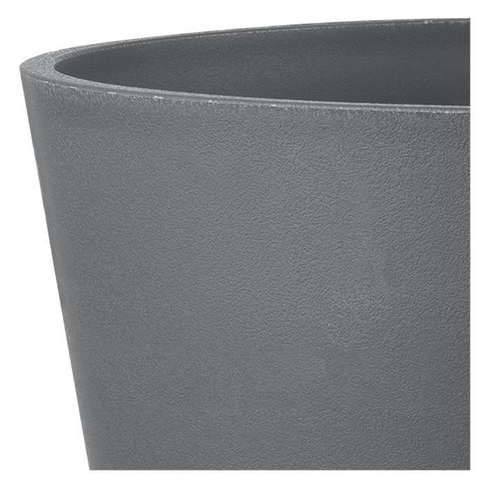 Vaso per fiori - DEROMA - Origin - 11 L - Grigio