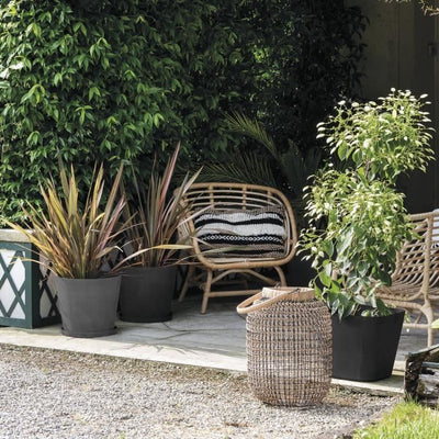 Vaso quadrato per fiori - DEROMA - Origin - 30 L - Antracite