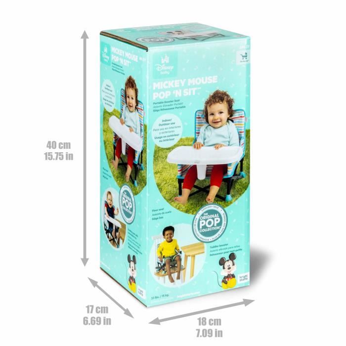 DISNEY BABY rialzo per sedia Topolino, rialzo Pop &