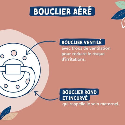 Ciucci - Ciucci rotondi Dodie Gaia 0-6 mesi x2 (colore: beige)